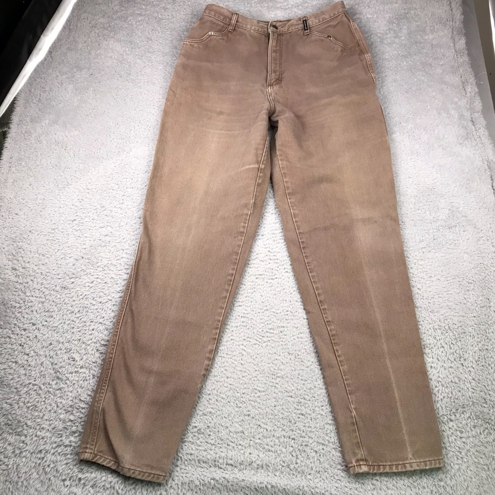 Rockies Jeans Womens 15/16 (31x34) Brown High Rise‎ Bareback  Vtg Western *Flaw
